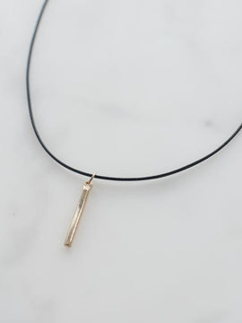 Choker with Gold Pendant