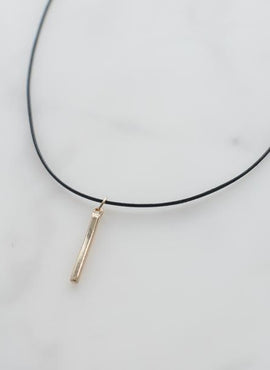 Choker with Gold Pendant