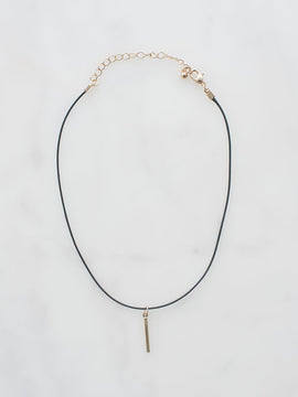 Choker with Gold Pendant