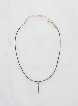 Choker with Gold Pendant