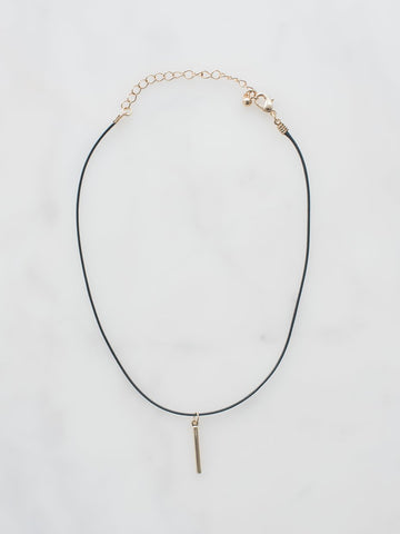 Choker with Gold Pendant