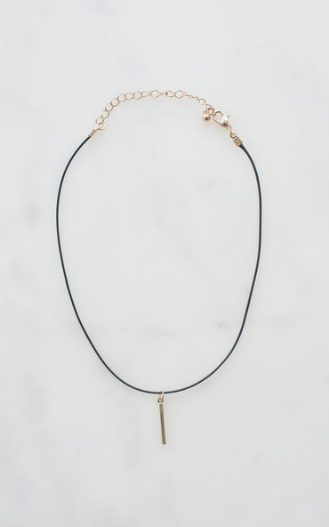 Choker with Gold Pendant