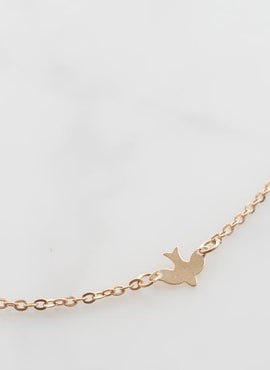 Gold Bird Necklace