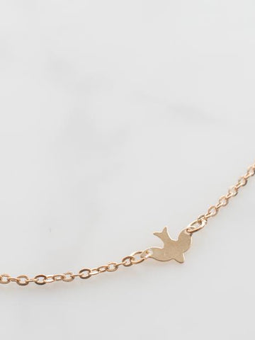 Gold Bird Necklace