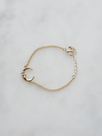 Moon Charm Bracelet
