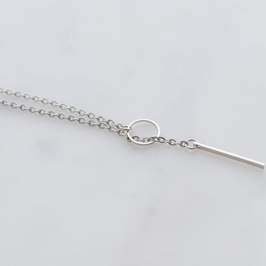 Silver Threader Necklace