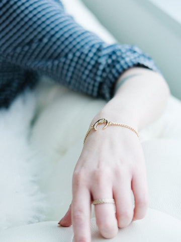 Moon Charm Bracelet