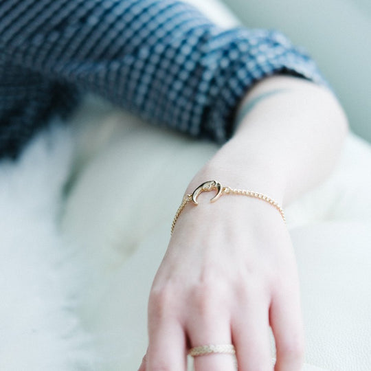 Moon Charm Bracelet
